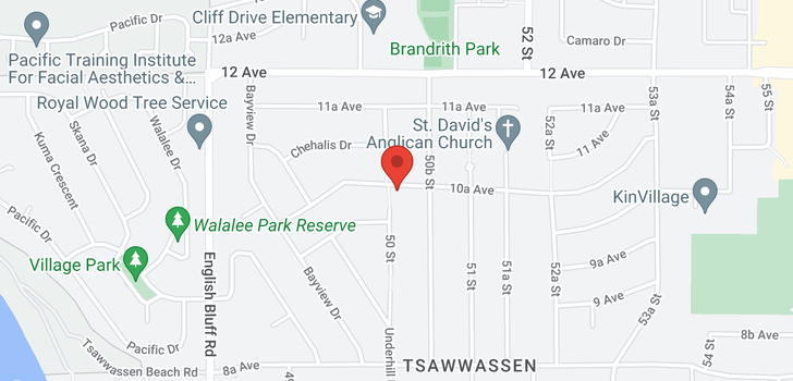 map of 5018 10A AVENUE